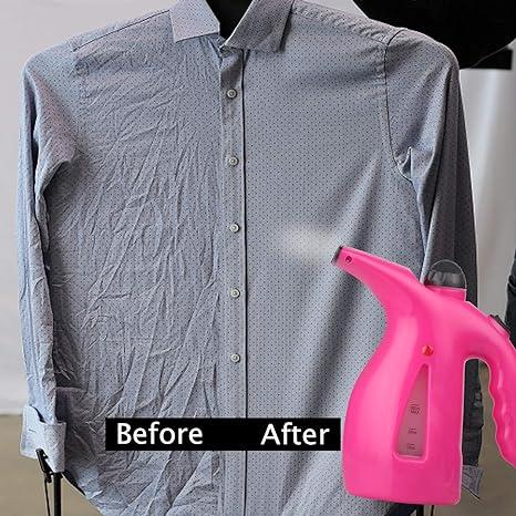 FAST HEAT-UP PORTABLE HANDHELD STEAMER – GARMENT & FACIAL VAPOR IRON BRUSH