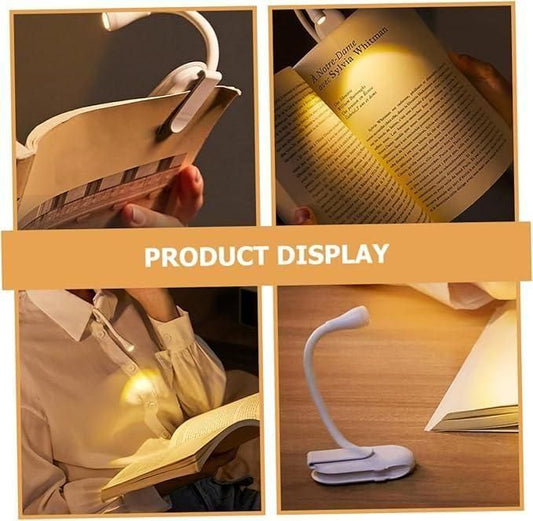 BOOK LIGHT FOR NIGHT READING – USB RECHARGEABLE & PORTABLE!
